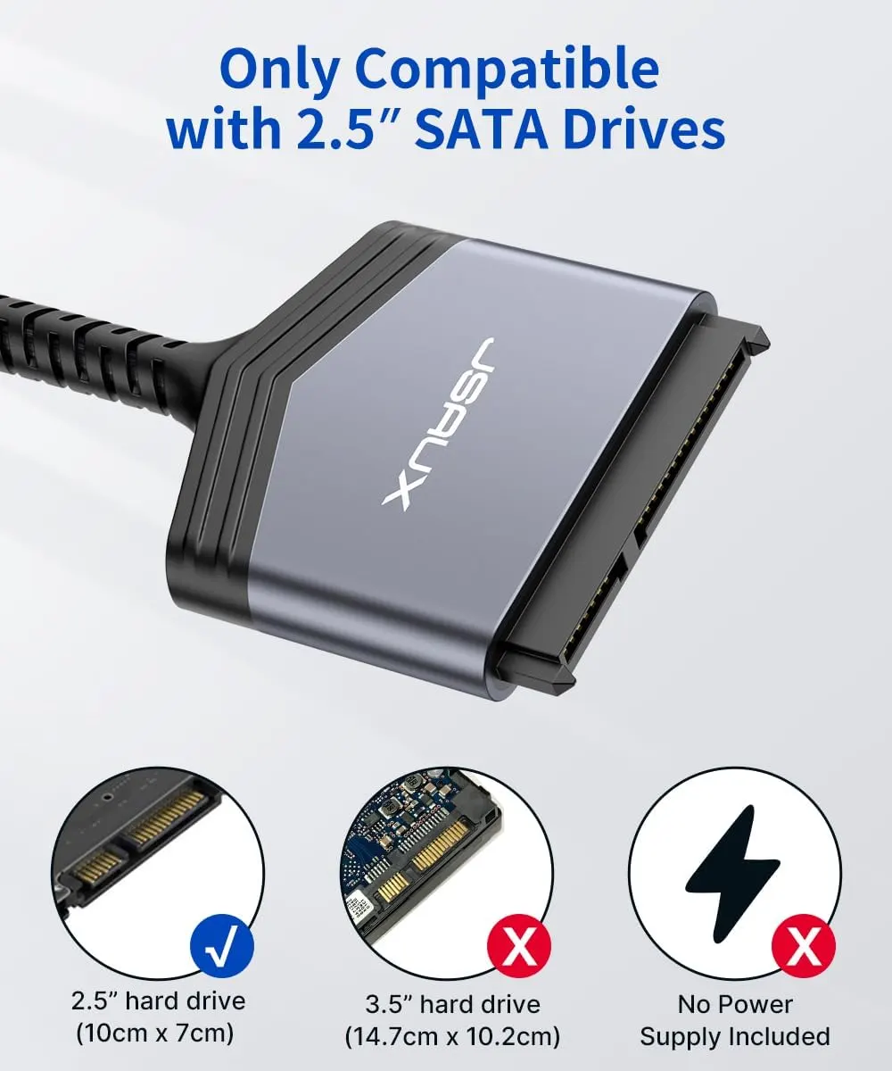 JSAUX Adaptateur SATA USB 3.0 : vue complémentaire 1