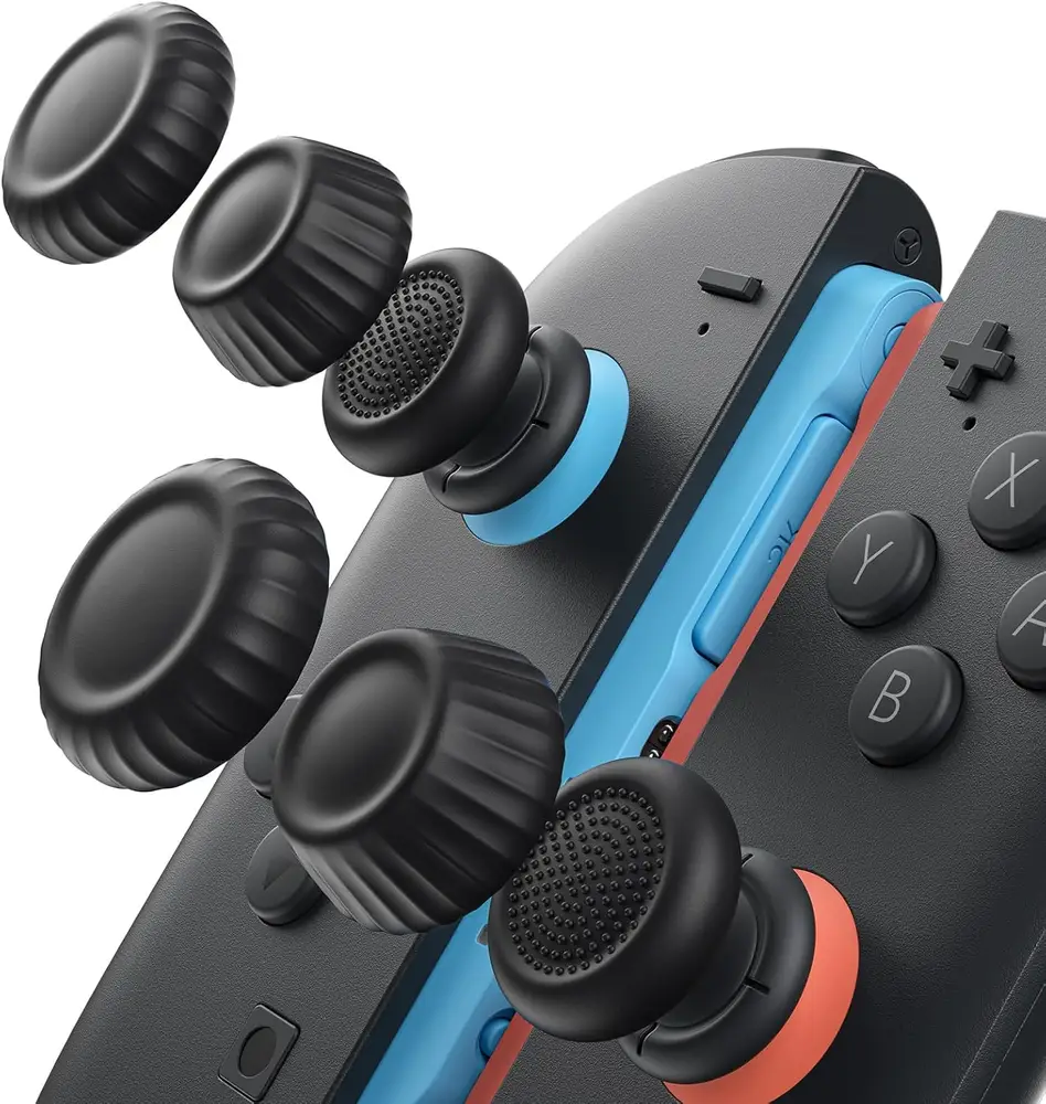 JSAUX Capuchons de Joystick pour Nintendo Switch 2, Grips de Pouces, Conception Ergonomique, Meilleure…