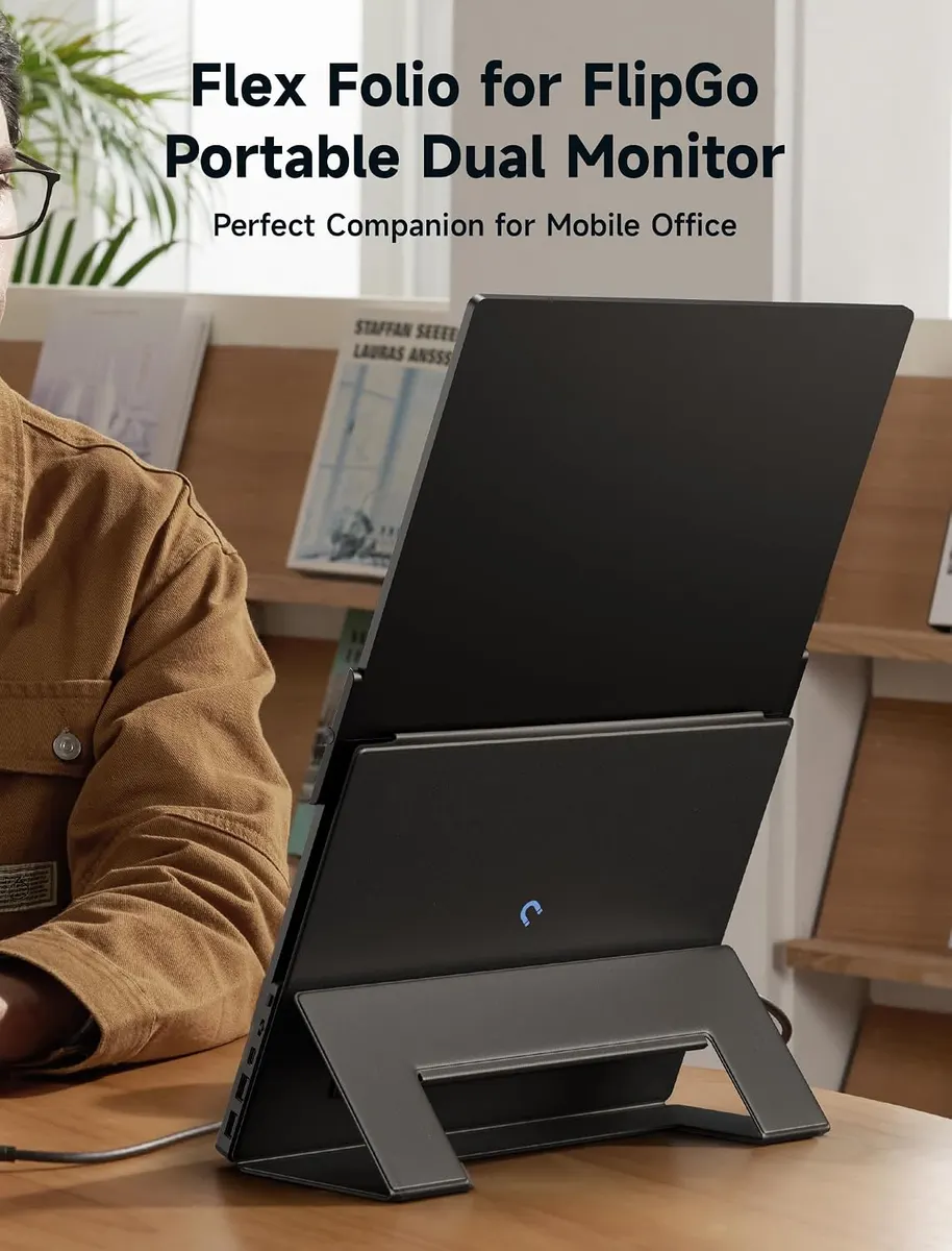 JSAUX Cuir Stand pour Moniteur Portable FlipGo 13.5" : vue complémentaire 1