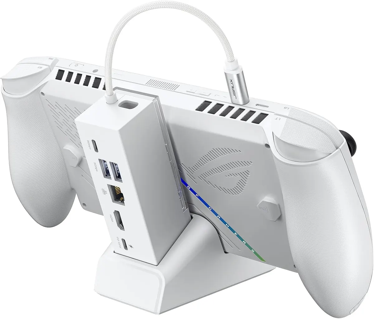 JSAUX Station d'accueil pour ROG Xbox Ally X (2025)/ROG Ally X/ROG Ally X/Steam Deck/Legion Go, Dock 6-en-1…