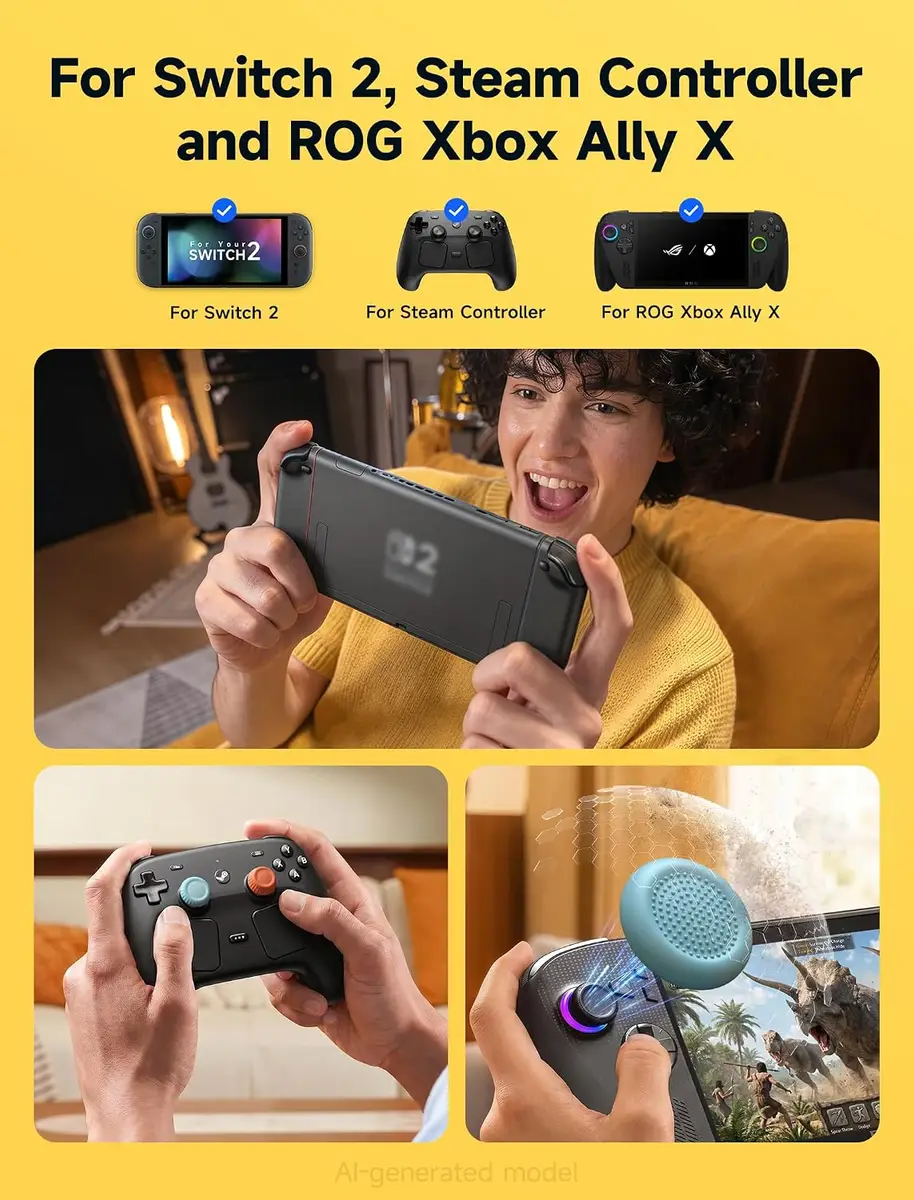 JSAUX grips de pouce pour Nintendo Switch 2 : vue complémentaire 1