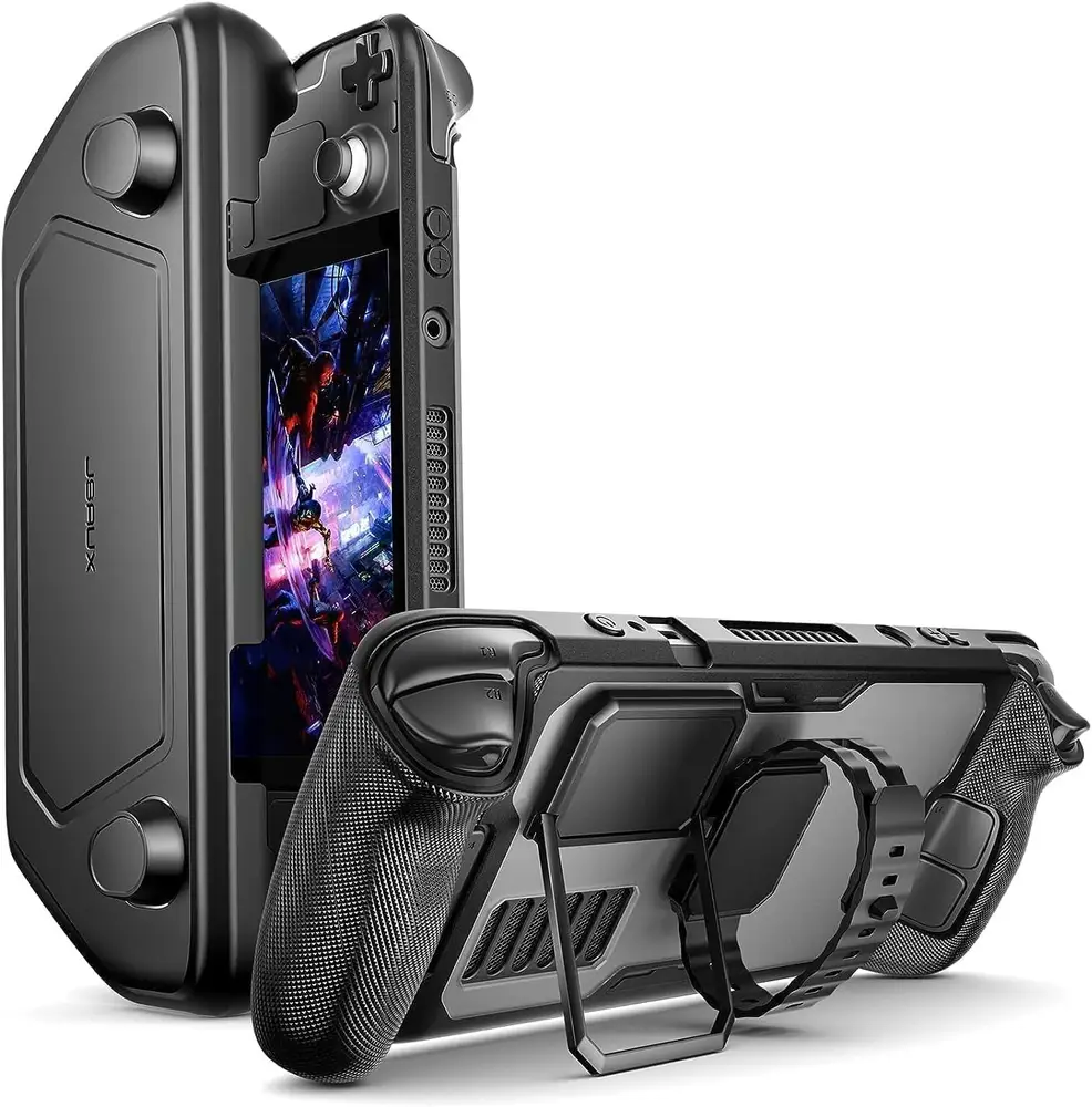 JSAUX PC0104 ModCase Compatible avec Steam Deck/Steam Deck OLED, Protection Complète Incluant Coque…