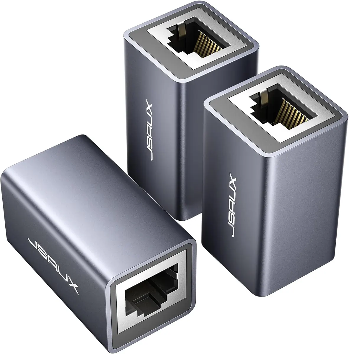 JSAUX Coupleur RJ45 Ethernet Raccord RJ45 Femelle vers Femelle (Lot de 3), LAN Rallonge Connecteur…