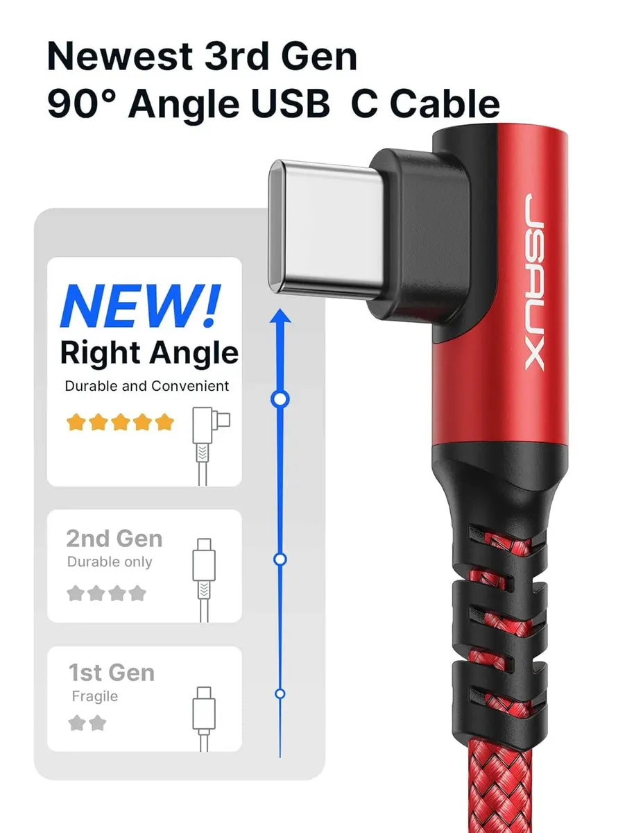 JSAUX Câble USB C (2M : vue complémentaire 1