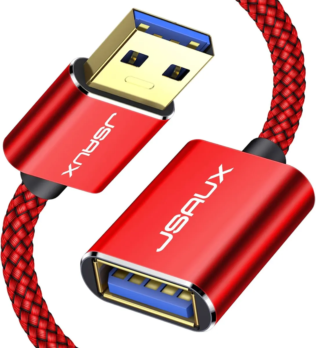 JSAUX Cable Rallonge USB 3.0 [2M] Câble Extension USB 3.0 Mâle A vers Femelle A 5Gbps Compatible avec Clé…