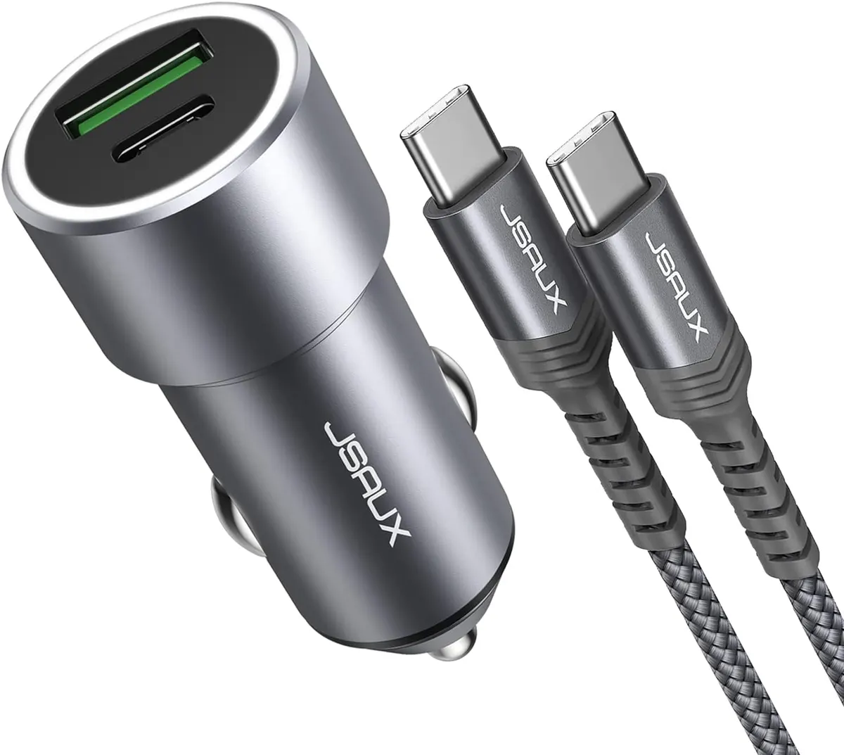 JSAUX Allume Cigare Chargeur USB C 38W Chargeur Voiture PD&QC3.0 Rapide Allume Cigare USB Adaptateur [FIXER…