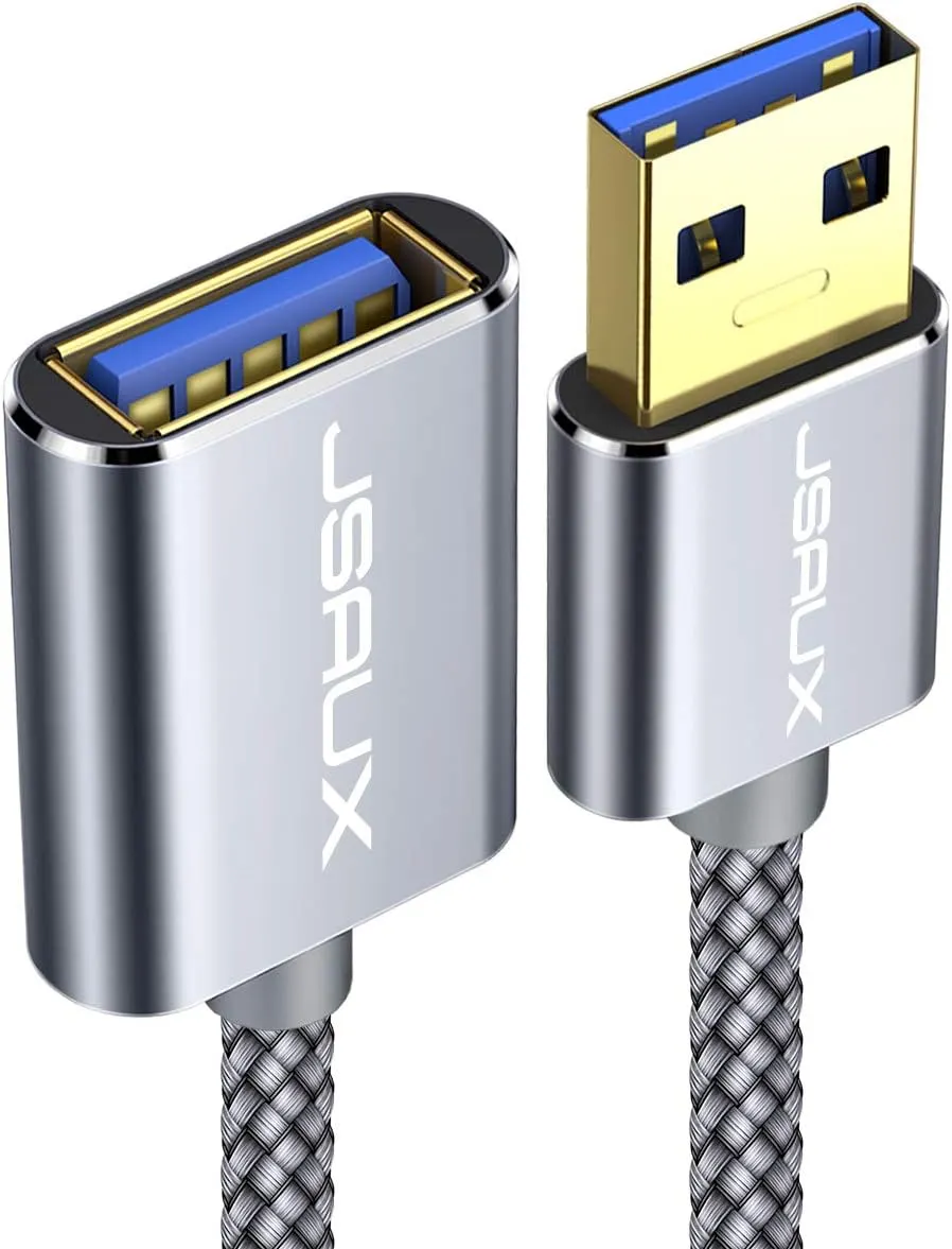 JSAUX Câble Rallonge USB 3.0 [0.5M] Câble Extension USB3.0 Mâle A vers Femelle A 5Gbps Compatible avec Clé…