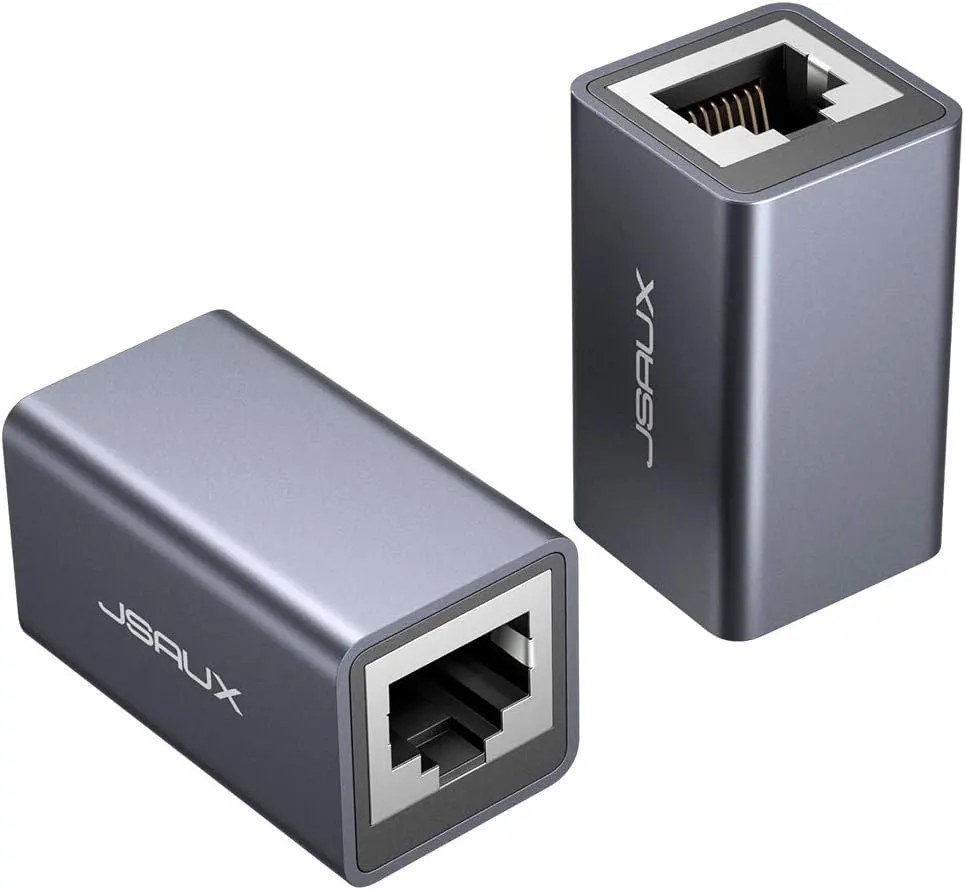 JSAUX Coupleur RJ45 Ethernet 10Gbps Raccord RJ45 Femelle vers Femelle, LAN Rallonge Connecteur Adaptateur…