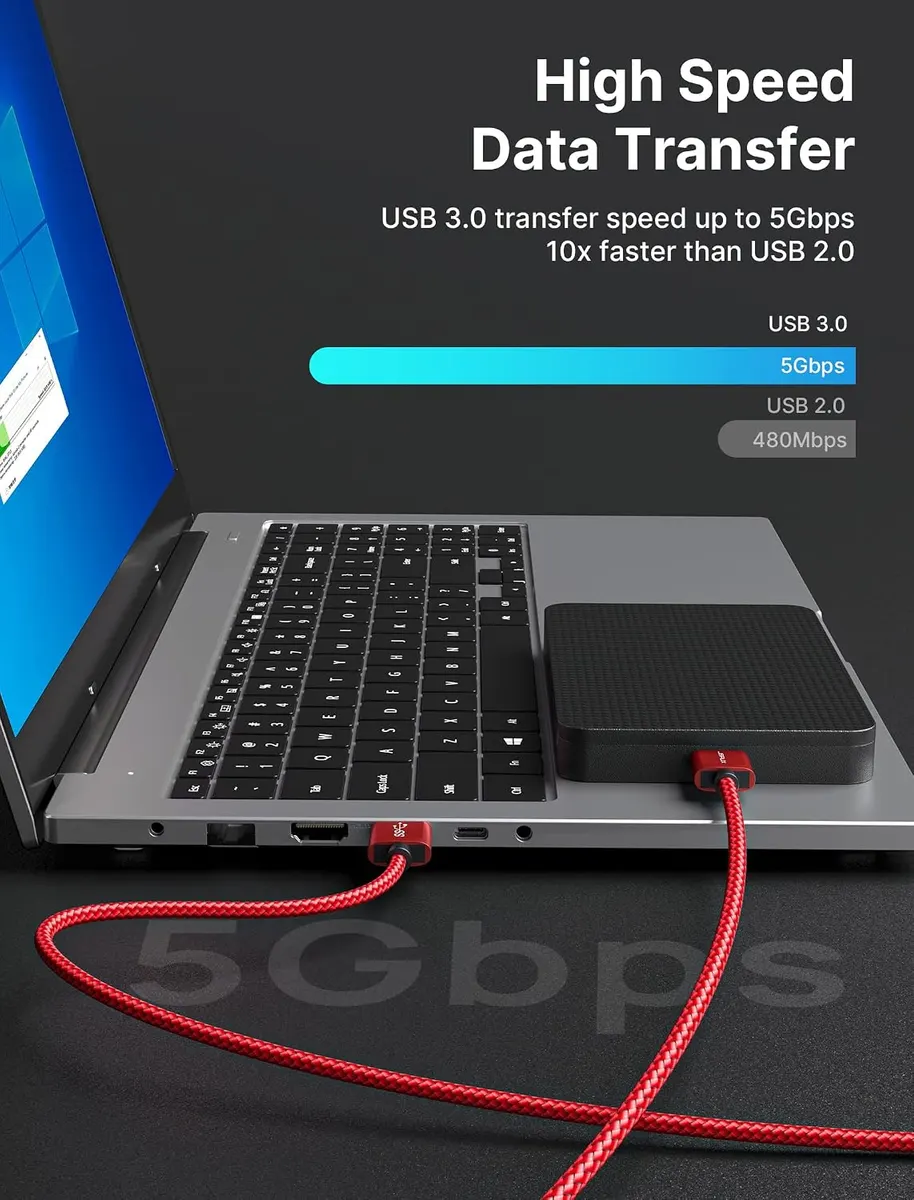 JSAUX Câble USB 3.0 : vue complémentaire 1