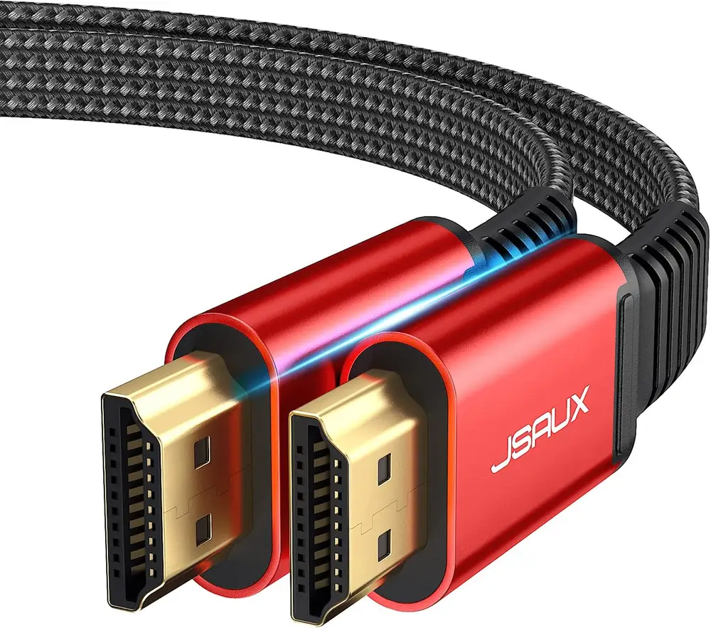 JSAUX 4K Câble HDMI 1M, Câble Plat HDMI 2.0 Ultra Haut Débit 18Gbps Support 3D, UHD 4K@60Hz, 2160P, Vidéo…