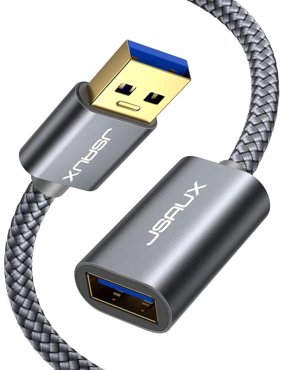 JSAUX Câble Rallonge USB 3.0 [0.5M] Câble Extension USB 3.0 Mâle A vers Femelle A 5Gbps Compatible avec Clé…